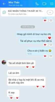 Xe Dịch Vụ Taxi Tiến Thuỷ Đà Lạt - customer review